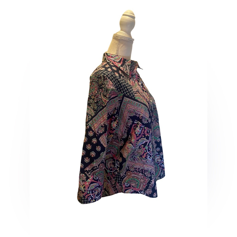 Lauren Ralph Lauren Paisley Print Blouse - Picture 3 of 4